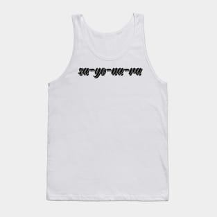 sa-yo-na-ra Tank Top